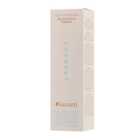Nacomi - Deep Hydration - Čistiaci gél na tvár - Coconut - 140 ml