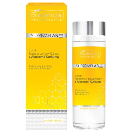 Bielenda Professional - Supremelab - Barrier Renew - Moisturizing & Soothing Toner Aloe & Turmeric - Upokojujúce a hydratačné tonikum s aloe vera a kurkumou - 200 ml