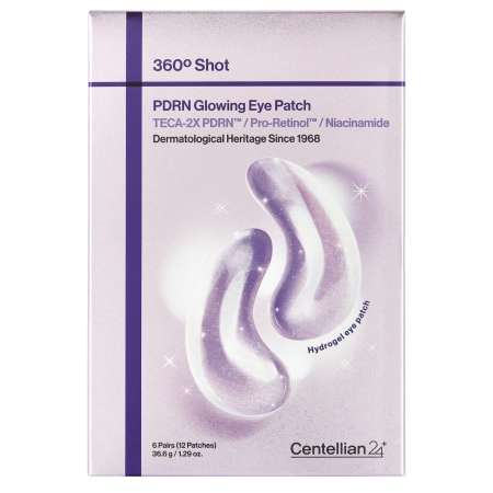 Centellian24 - 360º Shot PDRN Glowing Eye Patch - Náplasti pod oči s PDRN - 6 párov