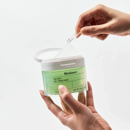 Biodance - Sea Kelp Gel Toner Pad - Upokojujúce tampóny na tvár - 60ks / 140g