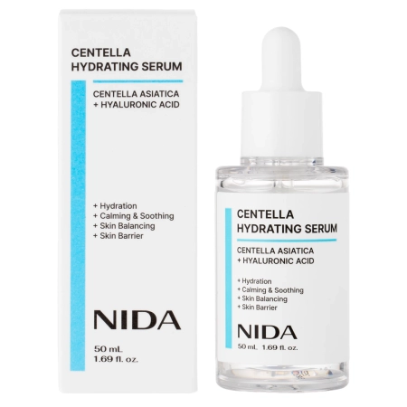NIDA - Centella Hydrating Serum - Hydratačno - upokojujúce sérum na tvár - 50ml