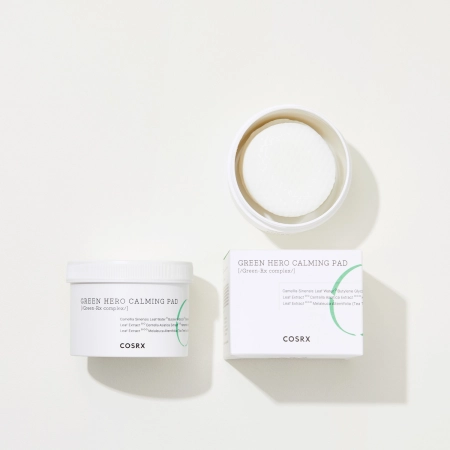 COSRX - One Step Green Hero Calming Pad - Upokojujúce protizápalové pleťové tampóny - 70 ks / 135 ml