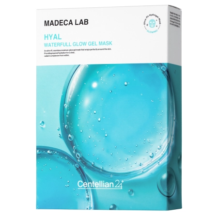 Centellian24 - Hyal Waterfull Glow Gel Mask - Sada hydratačných gélových pleťových masiek - 5x22ml