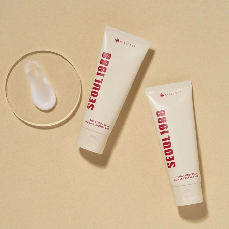 K-SECRET - SEOUL 1988 Cream : Snail Mucin 93% + Rice - Upokojujúci pleťový krém so slimáčím slizom a ryžou - 100 ml