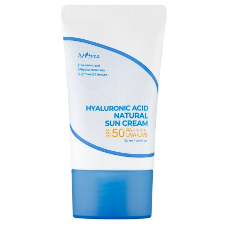 Isntree - Hyaluronic Acid Natural Sun Cream SPF50+/PA++++ - Krém s minerálnym filtrom - 50ml