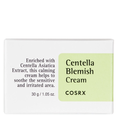 COSRX - Centella Blemish Cream - Upokojujúci krém pre problematickú pleť - 30ml