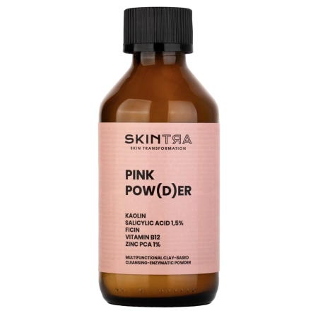 SkinTra - Pink Pow(d)er - Multifunkčný čistiaci enzymatický ílový prášok - 40g