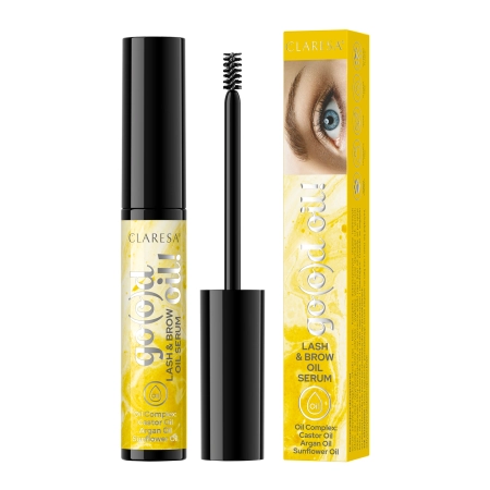 Claresa - Go(o)d Oil - Sérum na riasy a obočie s ricínovým olejom - 8g