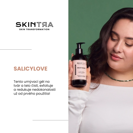 SkinTra - Salicylove - Čistiaci gél s kyselinou salicylovou na tvár a telo - 250ml
