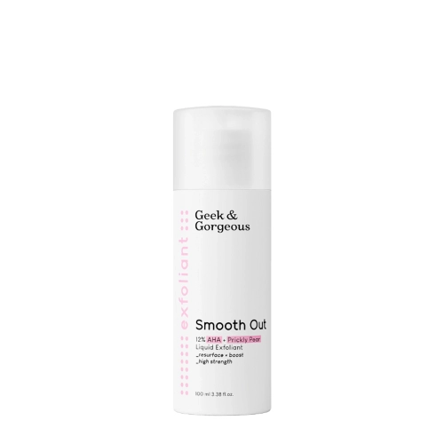 Geek & Gorgeous - Smooth Out - Silný exfoliant s 12% kyselinou glykolovou a mliečnou - 100ml
