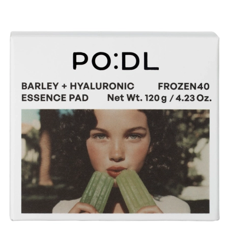PO:DL - Barley Hyaluronic Frozen40 Essence Pads - Hydratačné pleťové tampóny - 70ks