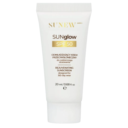 SunewMed+ - SUNglow SPF50 - Omladzujúci opaľovací krém na tvár - 20ml