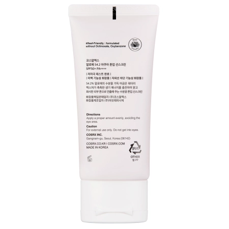 Cosrx - Aloe 54.2 Aqua Tone-Up Sunscreen SPF50+/PA++++ - Hydratačný SPF krém - 50 ml