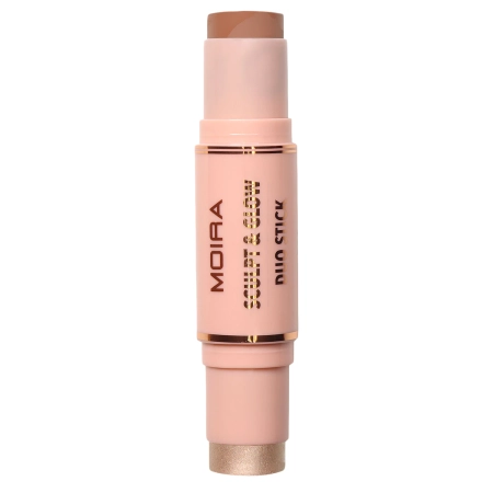 Moira - Sculpt & Glow Duo Stick - Kontúrovacia tyčinka - 300 Cool For Summer - 6g+5,2g