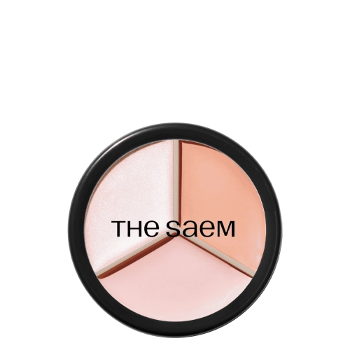 The Saem - Cover Perfection Triple Pot Concealer - Trojitý korektor v palete - 05 Dark Up Beige - 13.5g
