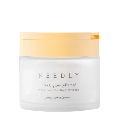 Needly - Vita C Glow Jelly Pad - Rozjasňujúce pleťové tampóny s vitamínom C - 60ks / 210g