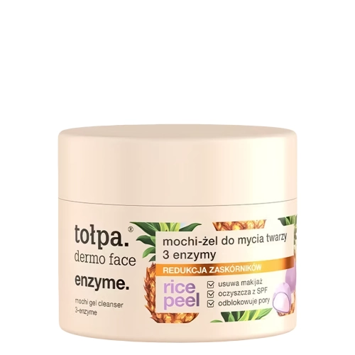 Tołpa - Dermo Face Enzyme - Mochi - Rice Peel - Čistiaci gél na tvár - 3 enzýmy - 110g