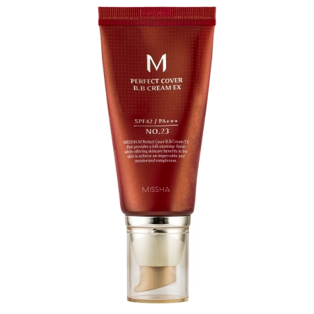 Missha - M Perfect Cover BB Cream SPF42/PA+++ - Krycí BB krém - No.23 Natural Beige - 50ml