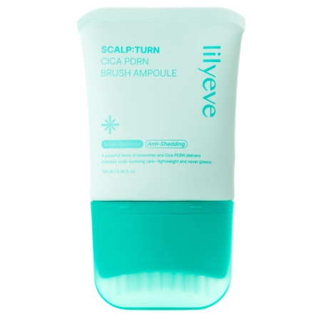 lilyeve - Scalp:Turn Cica PDRN Brush Ampoule - Sérum na pokožku hlavy proti lupinám - 100ml