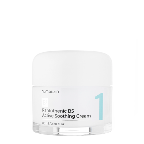 Numbuzin - No.1 Pantothenic B5 Active Soothing Cream - Upokojujúci krém na tvár - 80 ml