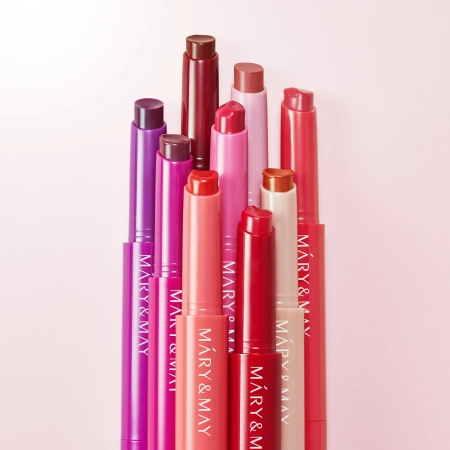 Mary&May - Blooming Glow Lip - Farebný balzam na pery - 05 Deep Moor Lily - 1,7g