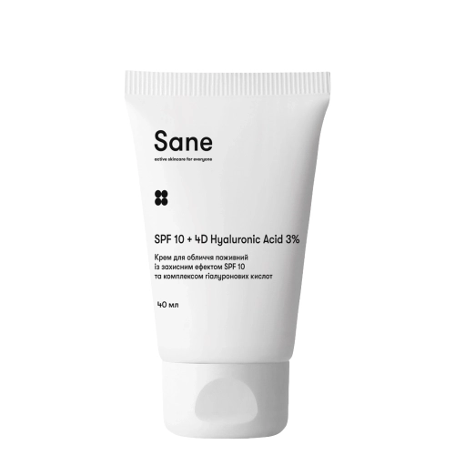 Sane - Nourishing Face Cream SPF10 - Hydratačno-vyživujúci krém na tvár s filtrom - 40ml