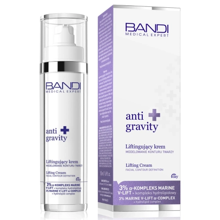 Bandi - Anti Gravity - Liftingujúci krém na modelovanie kontúr tváre - 50 ml