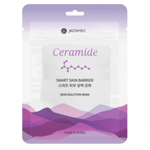 Jkosmec - Skin Solution Ceramide Mask - Ceramidová plátienková maska na tvár - 1ks/25ml