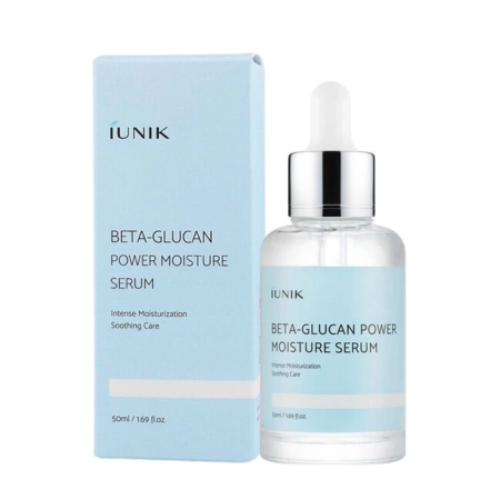 iUNIK Beta-Glucan Power Moisture Serum - Hydratačné, upokojujúce pleťové sérum s beta glukánom - 50ml