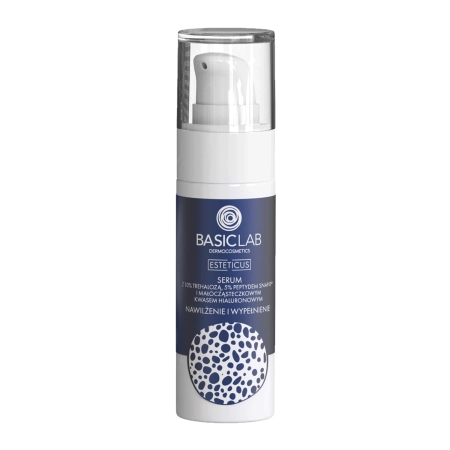 BasicLab Esteticus - Sérum s 10% trehalózy, 5% peptidu a kyselinou hyalurónovou - 30ml 