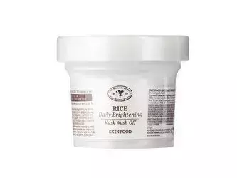 Skinfood - Rice Daily Brightening Mask Wash Off - Upokojujúca ryžová maska na tvár - 210g