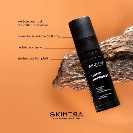 SkinTra - Liquid Happiness - Sérum s 0,3% retinalom na tvár a pod oči - 30ml