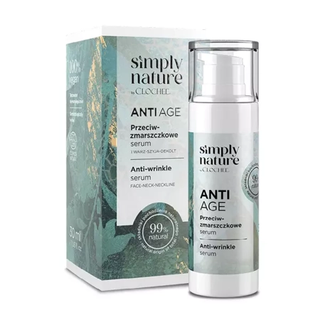 Clochee - Simply Nature - Sérum proti vráskam na tvár - 30ml