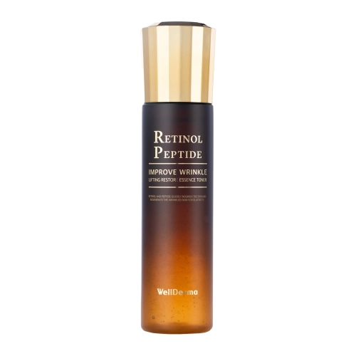 WellDerma - Retinol Peptide Lifting Restore Essence Toner - Spevňujúce tonikum - esencia na tvár - 150ml