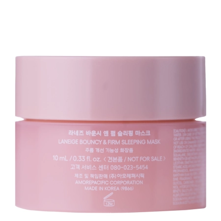 Laneige - Bouncy & Firm Sleeping Mask Mini - Spevňujúca nočná maska - 10 ml