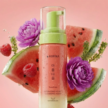 KORIKA - SuperFruits Hydrating Velvet Cleansing Foam - Hydratačná pena na čistenie pleti - 150ml