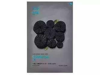 Holika Holika - Pure Essence Mask Sheet - Charcoal - Plátienková maska s aktívnym uhlím - 23ml