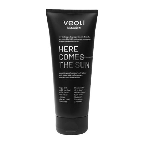Veoli Botanica - Here Comes The Sun - Vyhladzujúco - bronzujúci telový balzam - 200 ml