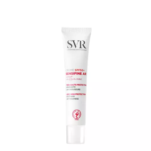 SVR - Sensifine AR Creme SPF50+ - Upokojujúci krém s vysokým stupňom ochrany pre kuperóznu pleť - 40 ml