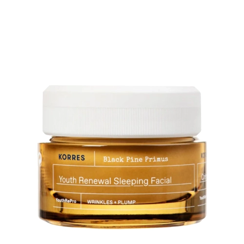 Korres - Black Pine Primus Sleeping Facial - Nočný krém proti vráskam - 40ml