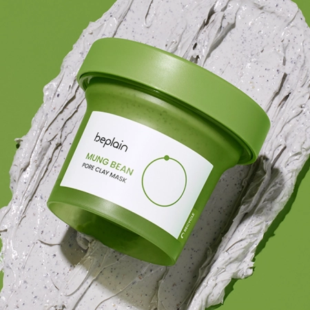 beplain - Mung Bean Pore Clay Mask - Čistiaca ílová maska na tvár - 120ml