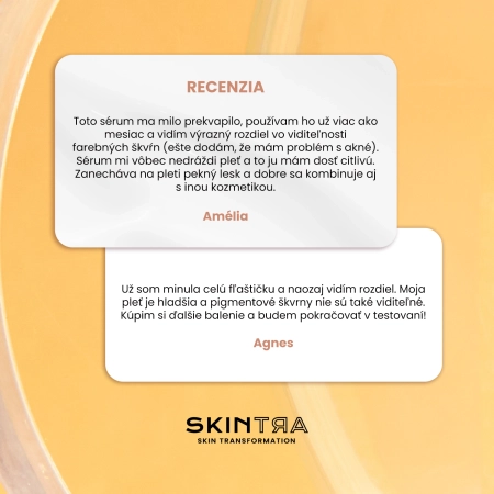 SkinTra - Eraser - Sérum proti sfarbeniam s 10% vitamínom C - 30 ml 