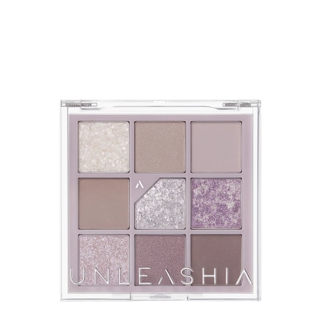 Unleashia - Glitterpedia Eye Palette - Paleta vegánskych očných tieňov - 4 All of Lavender Fog - 6,6g