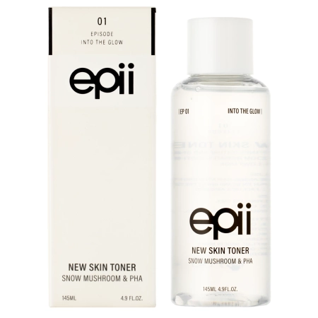 Epii - New Skin Toner Snow Mushroom & PHA - Hydratačno-exfoliačné tonikum na tvár - 145ml