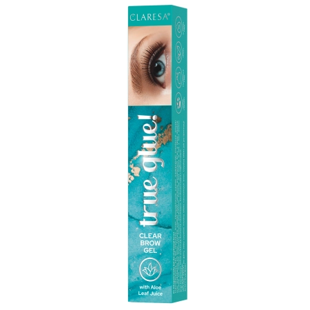 Claresa - True Glue! - 01 Transparent - Priehľadný gél na fixáciu obočia - 8g