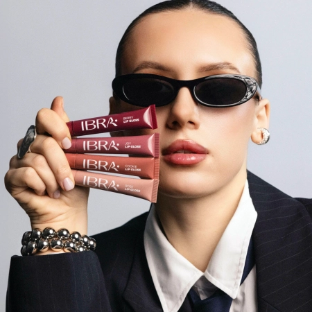 Ibra Makeup - Odżywczy Błyszczyk Do Ust - Rose Lip Gloss - 10ml
