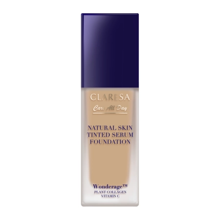 Claresa - Natural Skin Tinted Serum Foundation - Make-up / sérum s prirodzeným finišom - 2WO Medium Olive - 32ml