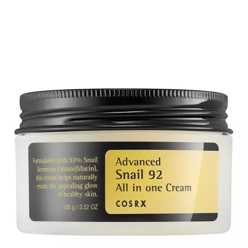 COSRX - Advanced Snail 92 All in One Cream - Všestranný krém so slimačím sekrétom - 100g