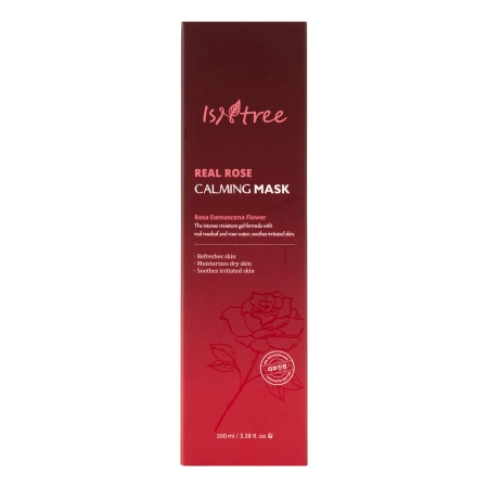 Isntree - Real Rose Calming Mask - Upokojujúca pleťová maska s ružou - 100 ml