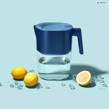 LARQ - Pitcher PureVis - Inteligentný, samočistiaci filtračný džbán - Monaco Blue - 1,9L